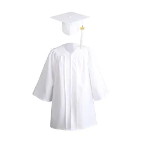 1 juego de vestido de graduacióncremallera con sombrero de poliéster niño vestido académico-yvan