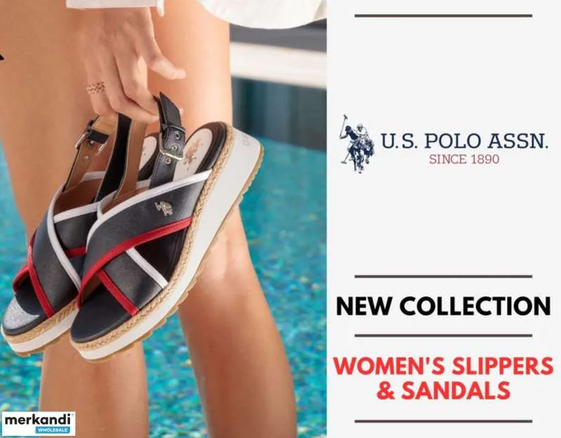 ASOCIACIÓN DE POLO DE EE. UU. COLECCIÓN DE SANDALIAS Y ZAPATILLAS DE MUJER