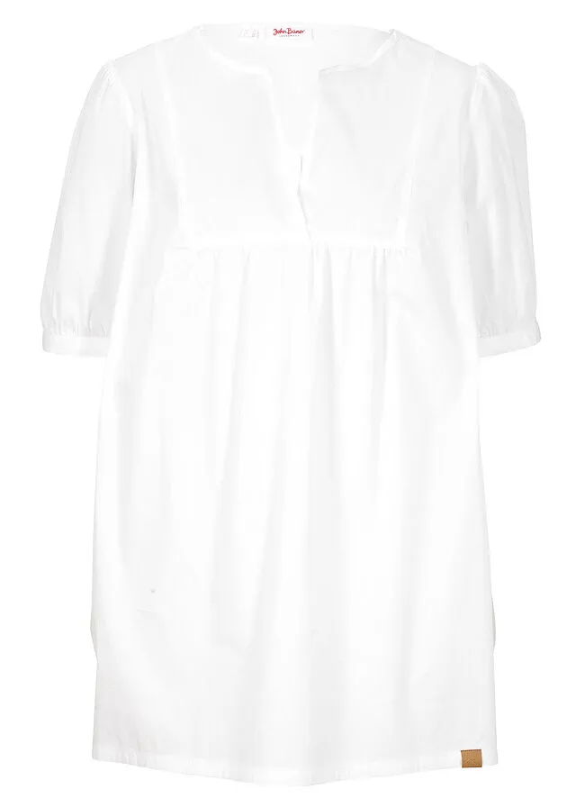 Blusa larga Blanco