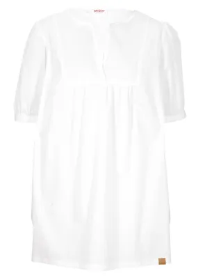 Blusa larga Blanco