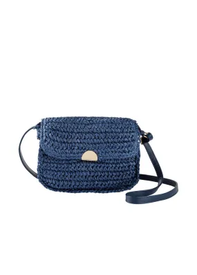 Bolsa de paja Azul oscuro