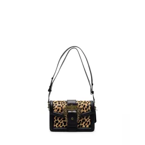 Bolsa Mujer De Hombro VERSACE JEANS COUTURE 73VA4BF1 ZP178 Y4V Animalier Leo Negra