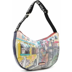 BOLSO GRANDE DE NYLON CON LENTEJUELAS COZY STREET IN MILAN