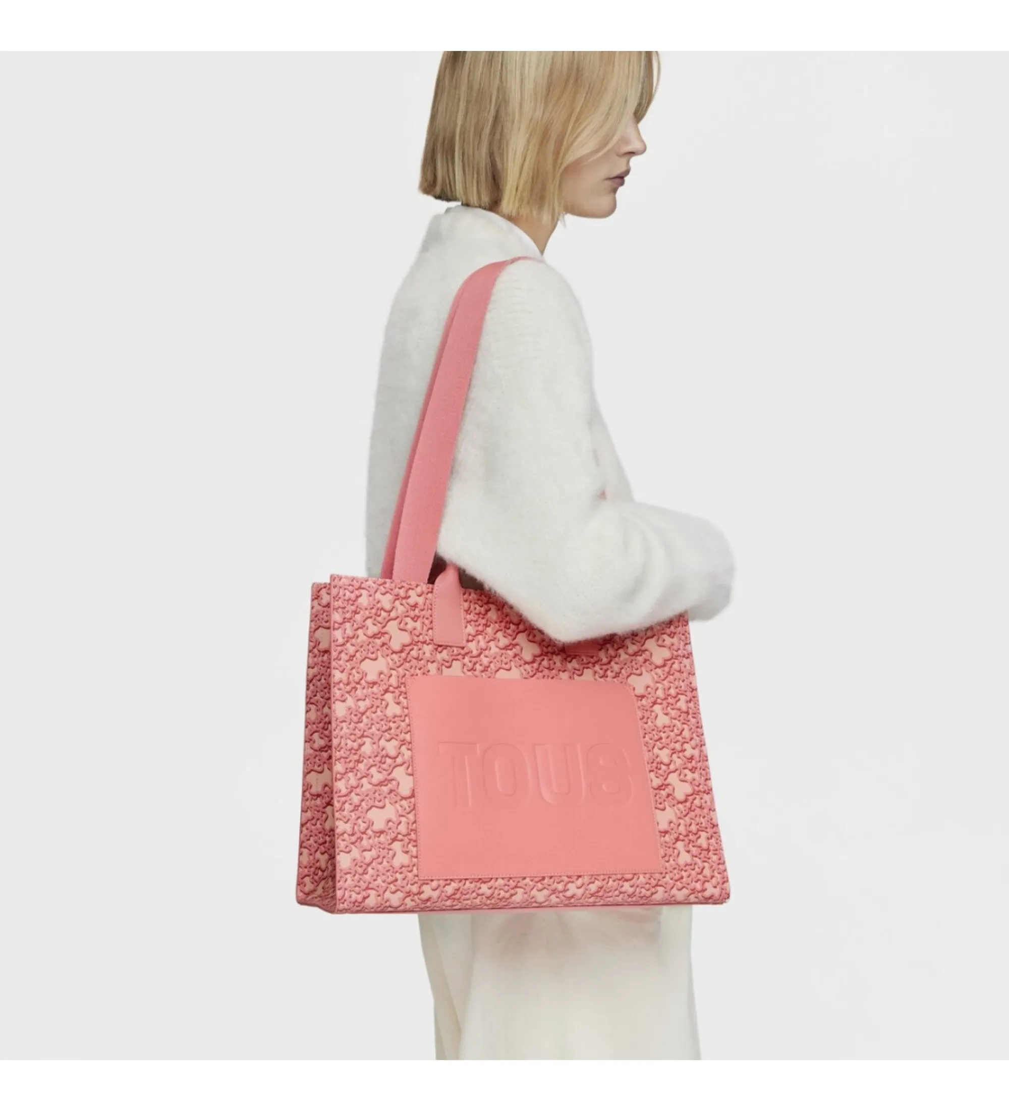 Bolso Shopper Amaya coral