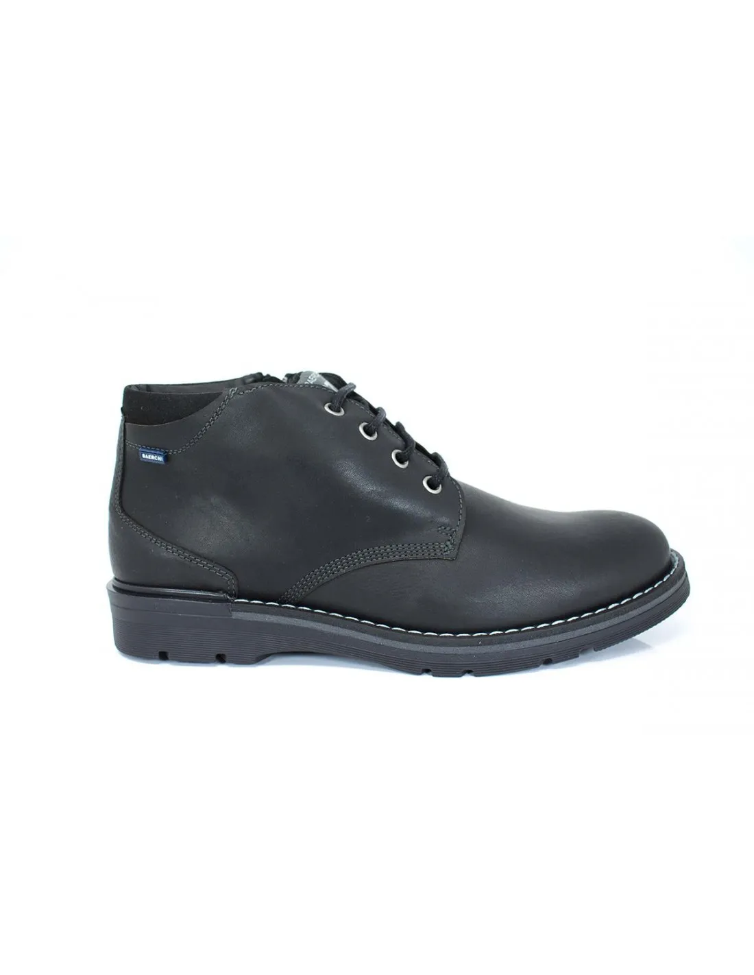 BOTA DE HOMBRE PIEL BAERCHI 5068 NEGRO