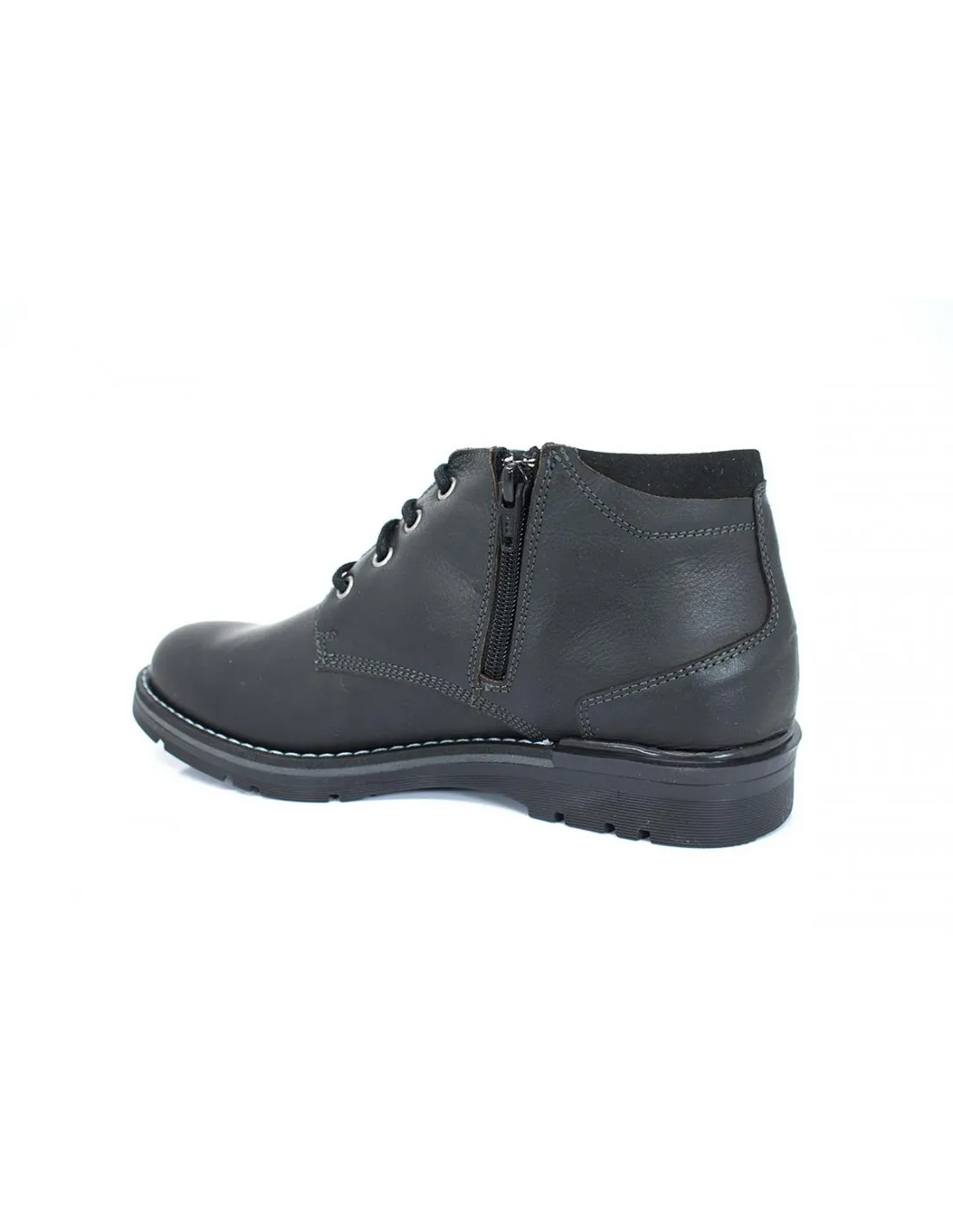 BOTA DE HOMBRE PIEL BAERCHI 5068 NEGRO