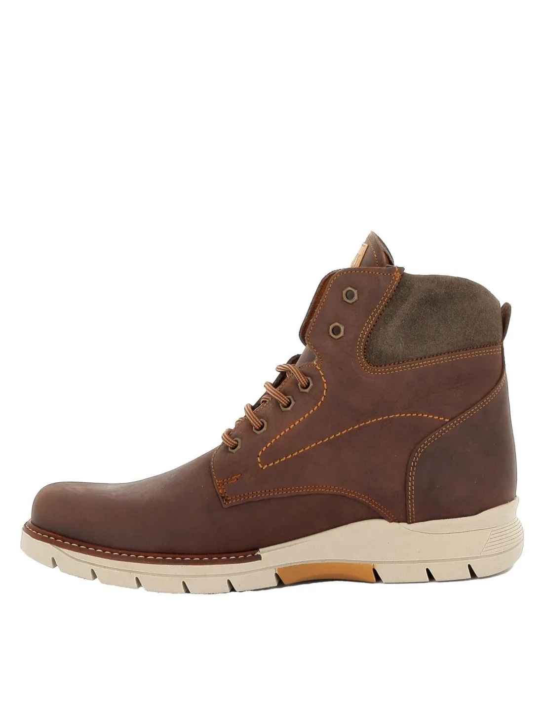 Bota hombre piel cordones suela camara aire cuero Riverty