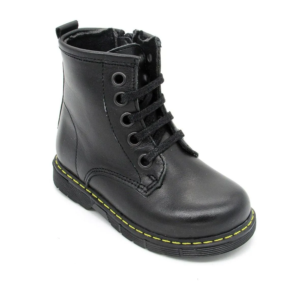 Botas De Piel Negro De Niña Yowas 26797-23 (tallas De 23 A 27)