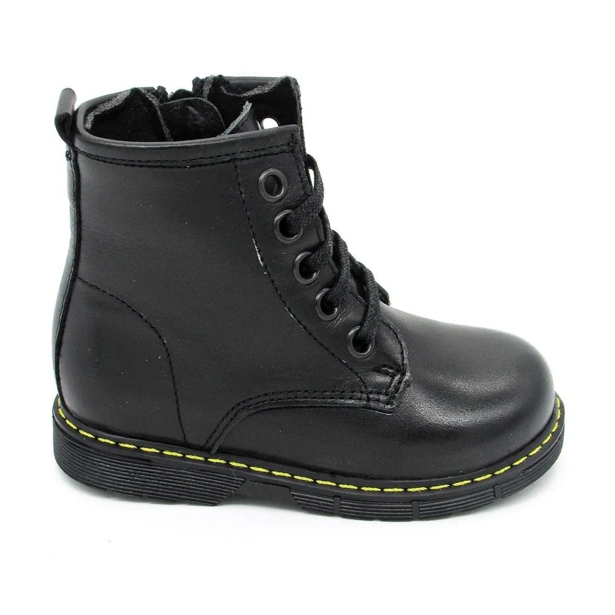 Botas De Piel Negro De Niña Yowas 26797-23 (tallas De 23 A 27)