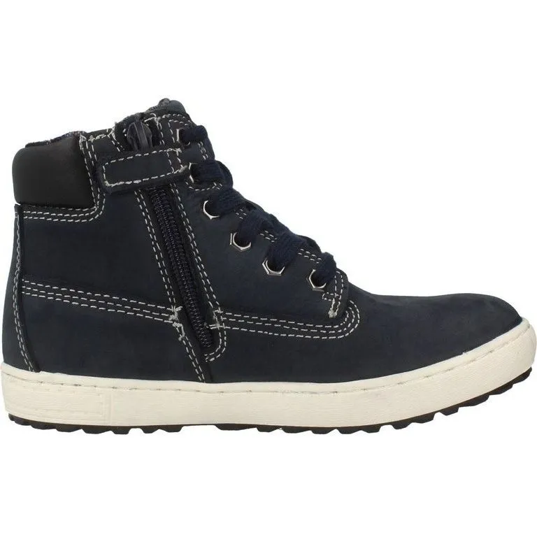 Botas Piel Azul De Niño Lumberjack 22358 (tallas De 24 A 25)