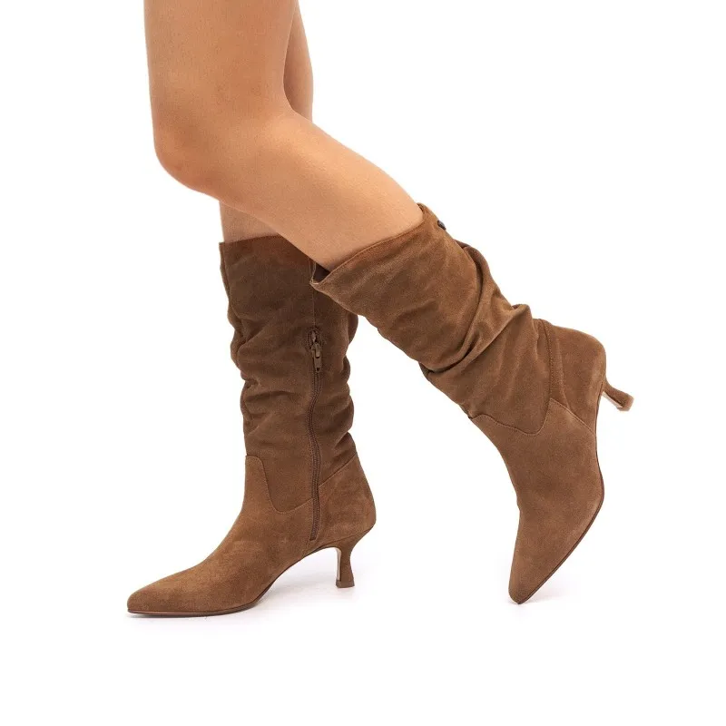 Botas Vestir de Mujer MTNG INDIE Marron 54122