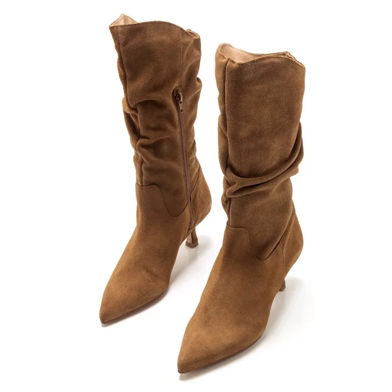 Botas Vestir de Mujer MTNG INDIE Marron 54122