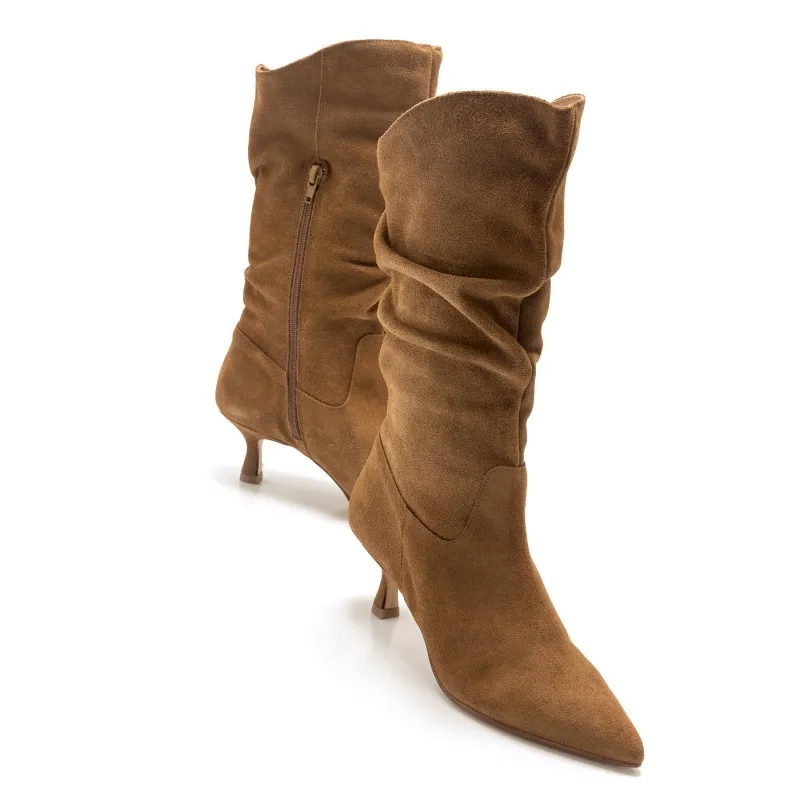 Botas Vestir de Mujer MTNG INDIE Marron 54122