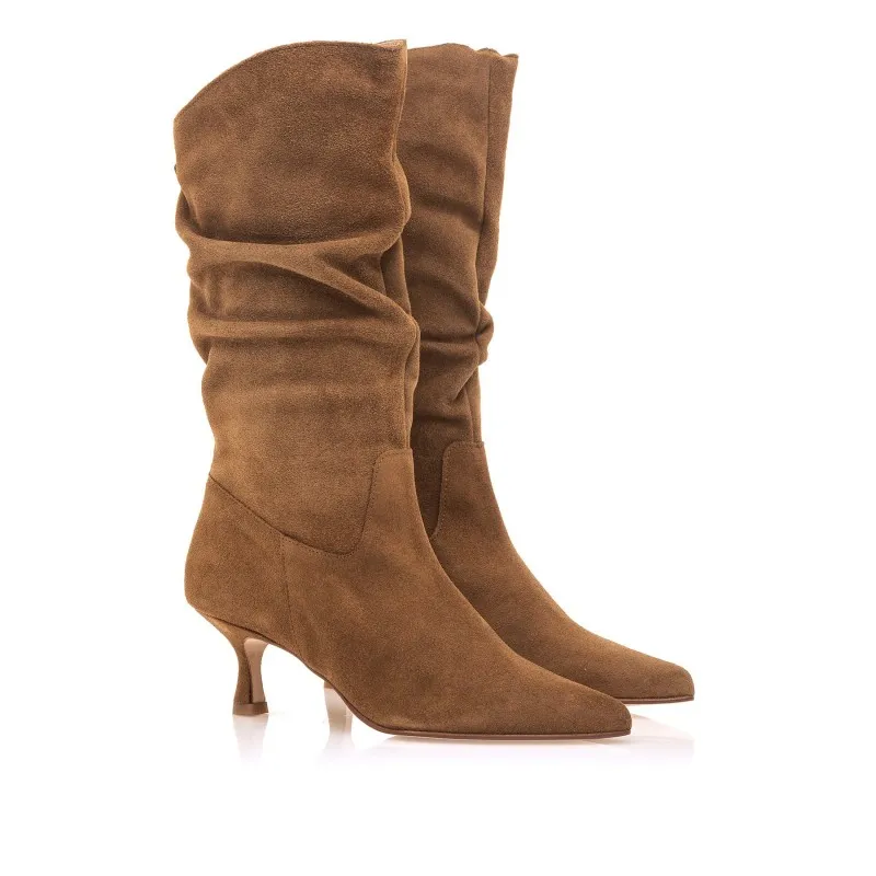 Botas Vestir de Mujer MTNG INDIE Marron 54122