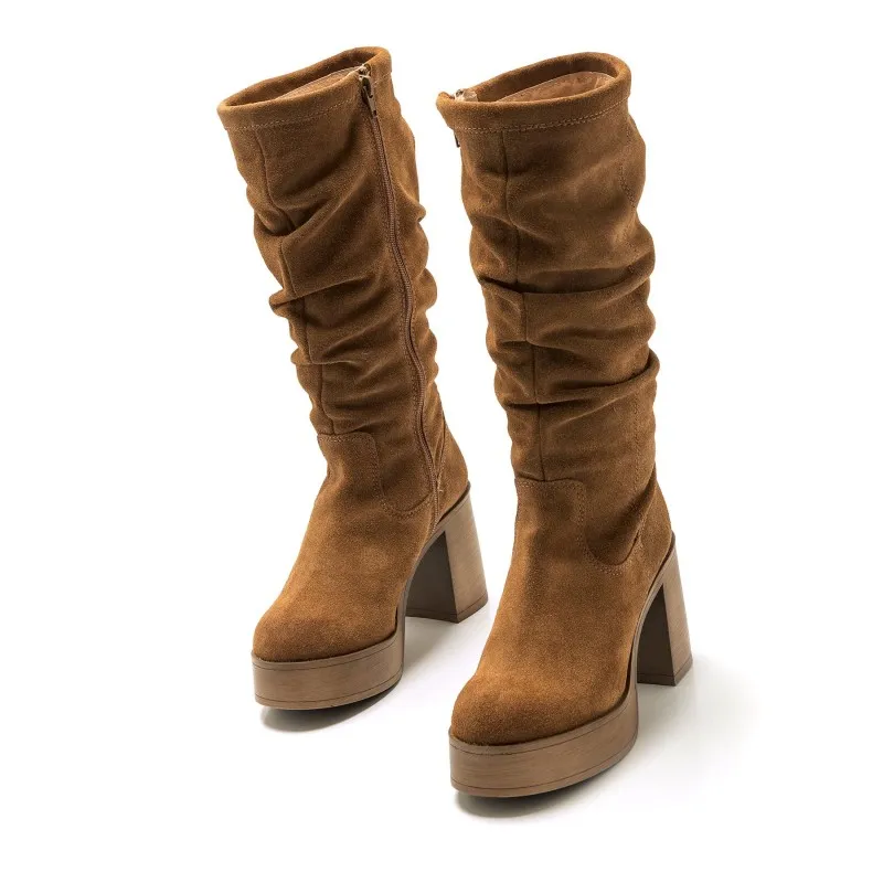 Botas Vestir de Mujer MTNG SIXTIES Marron 54934