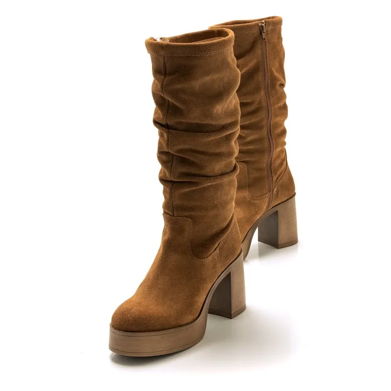 Botas Vestir de Mujer MTNG SIXTIES Marron 54934