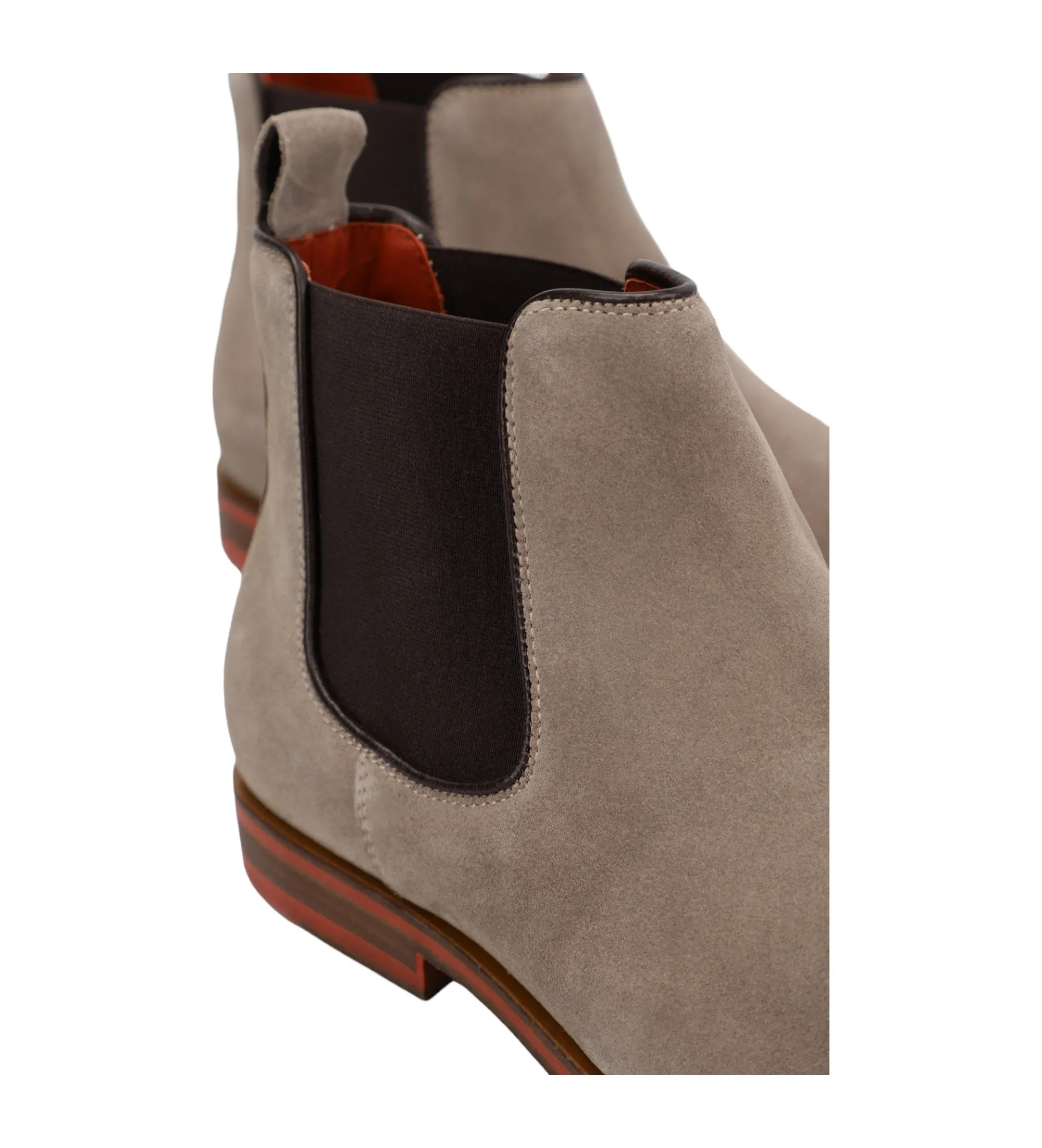 Botines de piel Bayle taupe