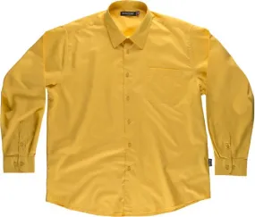 Camisa de manga larga con un bolso de pecho Amarillo