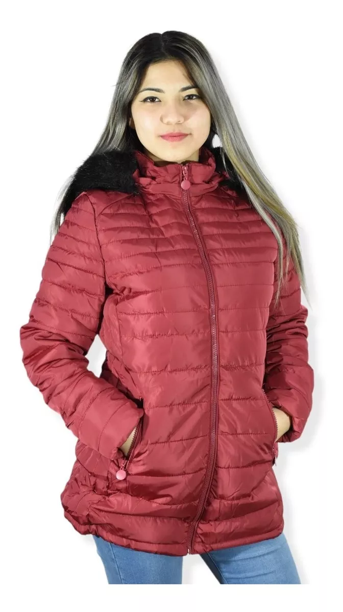 Campera Mujer Inflable Invierno Larga Impermeable Booty 130l