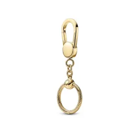 Colgante de bolso para charms pequeño Pandora Moments con un recubrimiento en oro de 14k Pandora