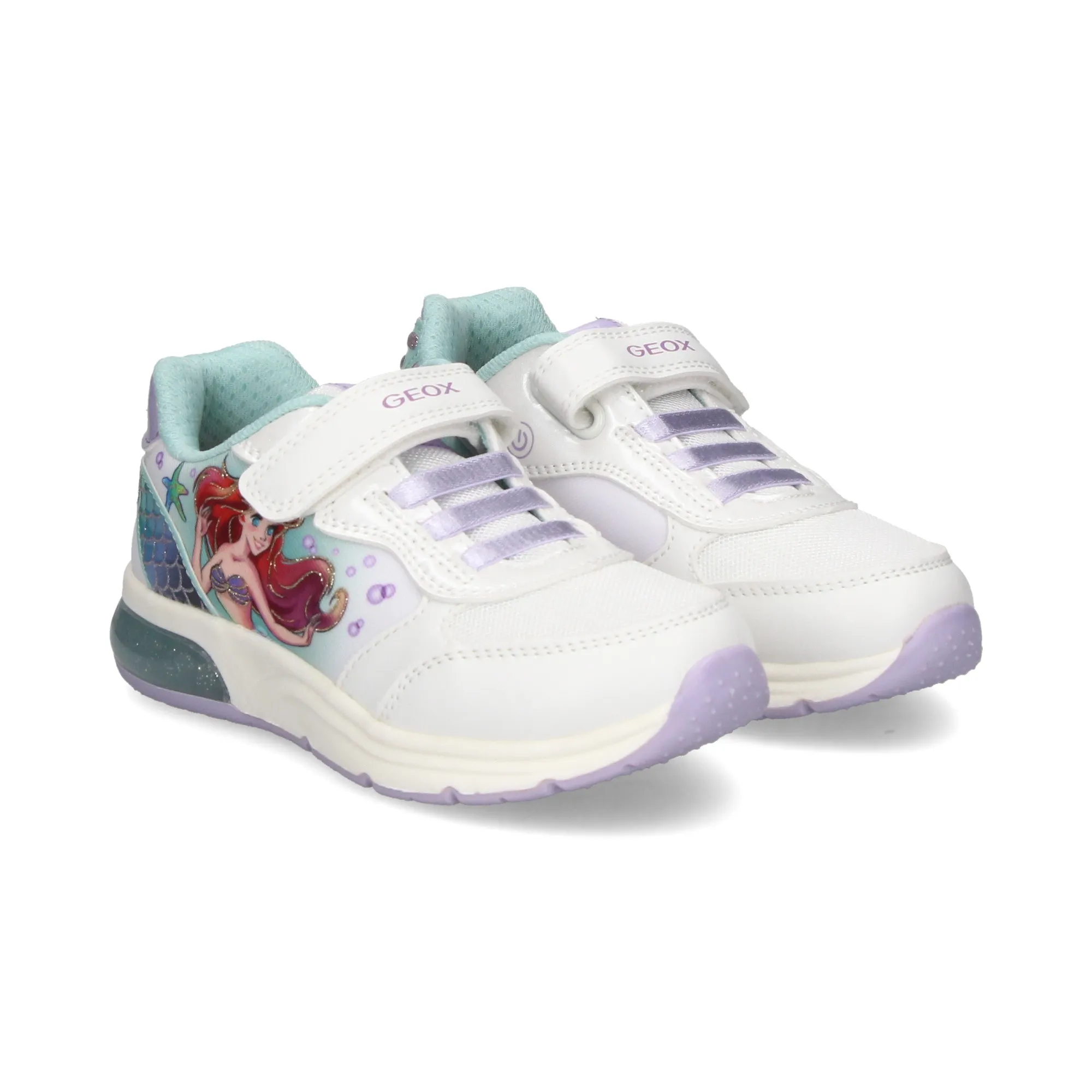 GEOX Zapatillas de niñas C0817 WHITE/WAT