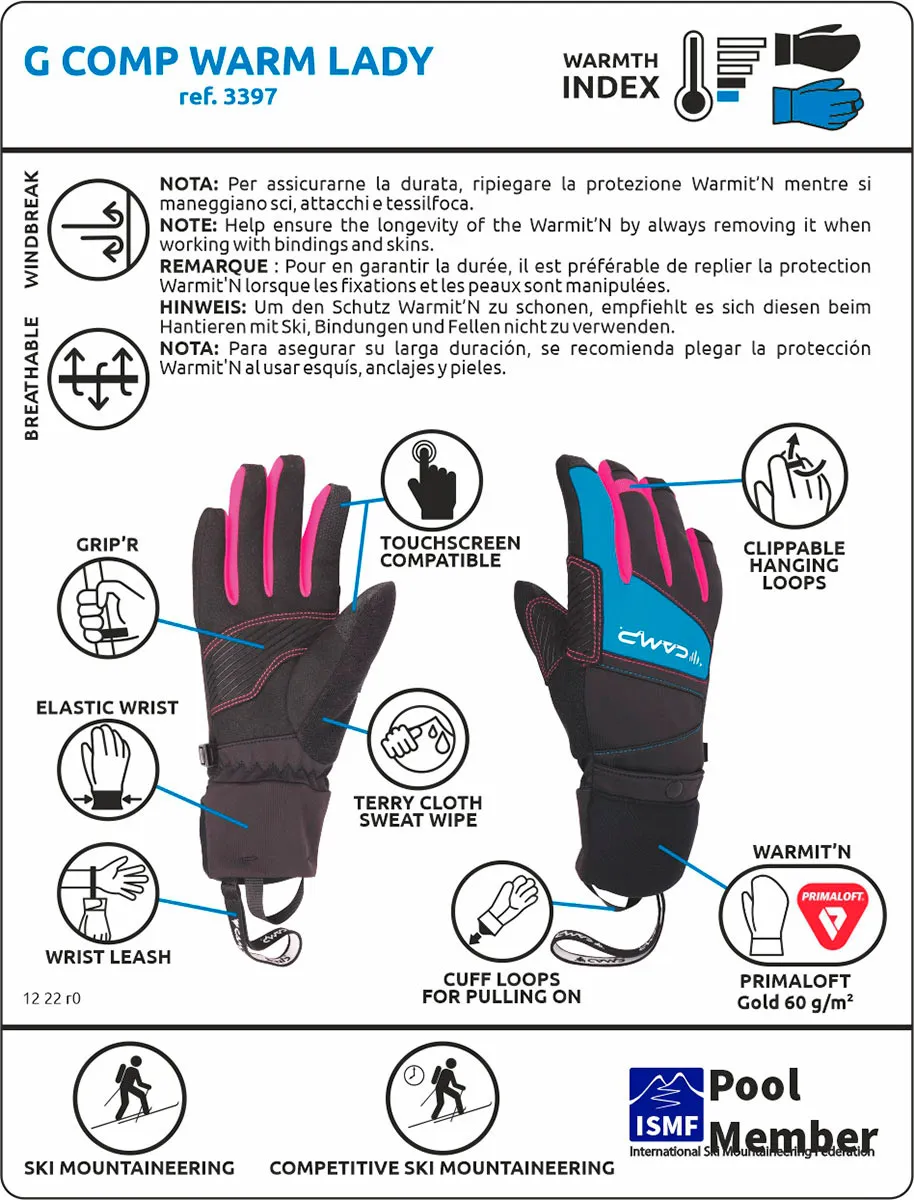 Guantes camp G Comp Warm Lady