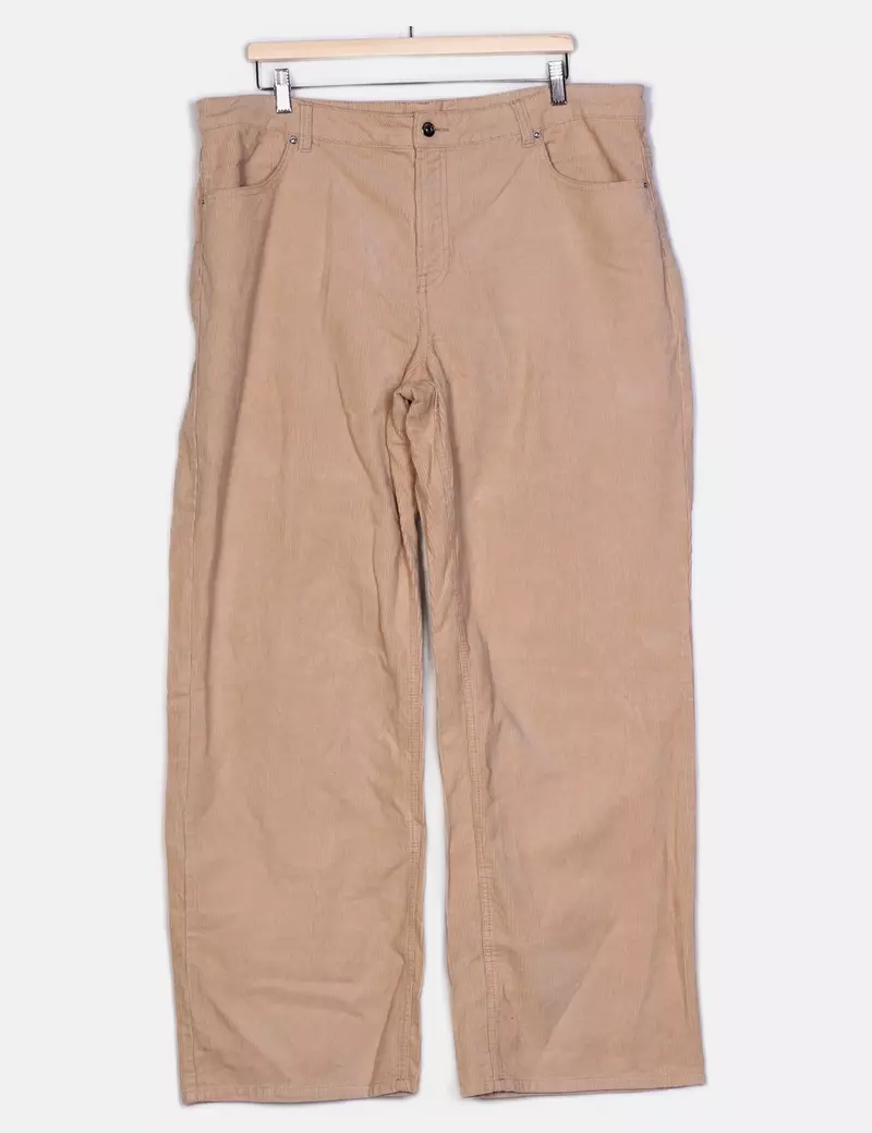 H&M Pantalones de tela Rectos De pana