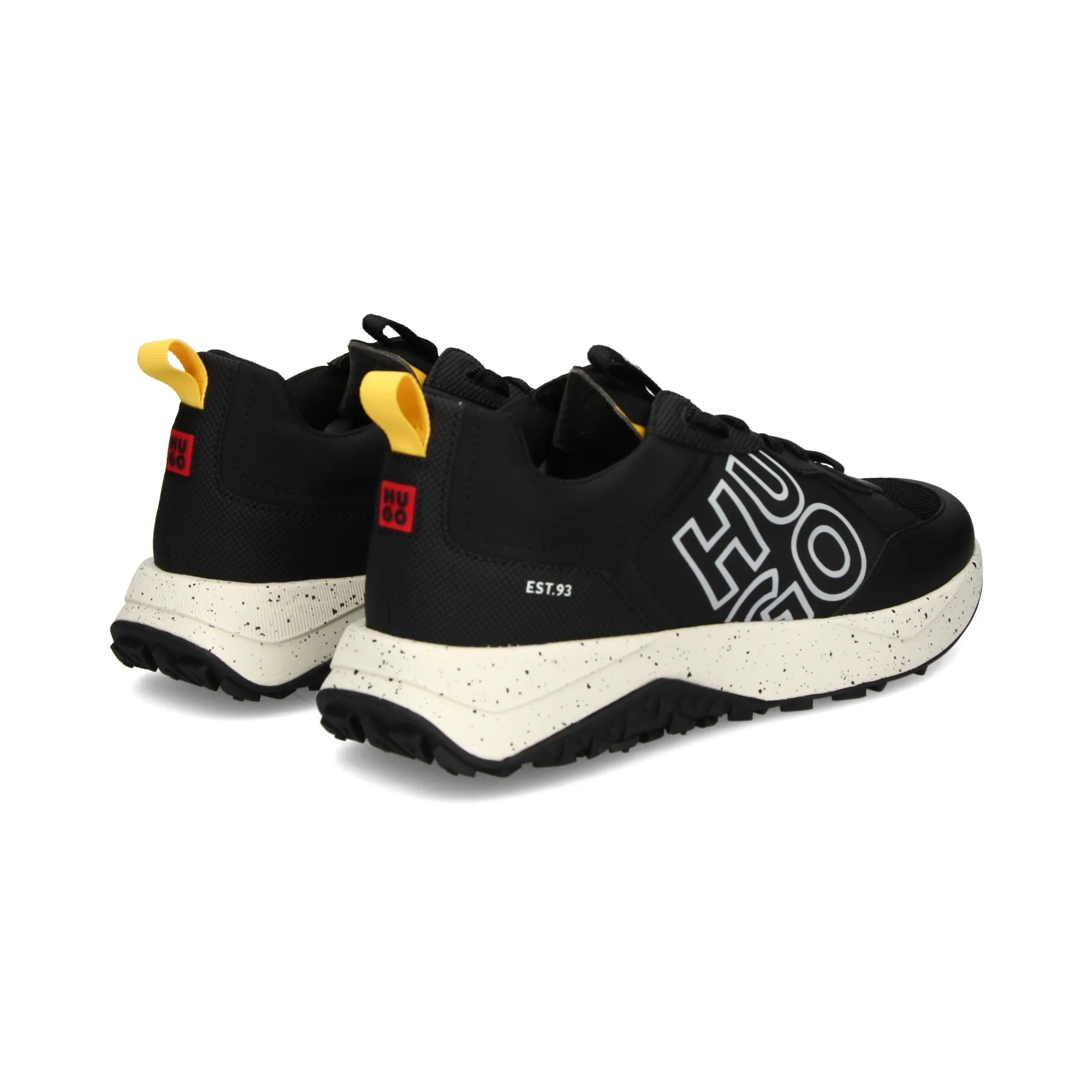 HUGO Zapatillas de Hombre 001 NEGRO