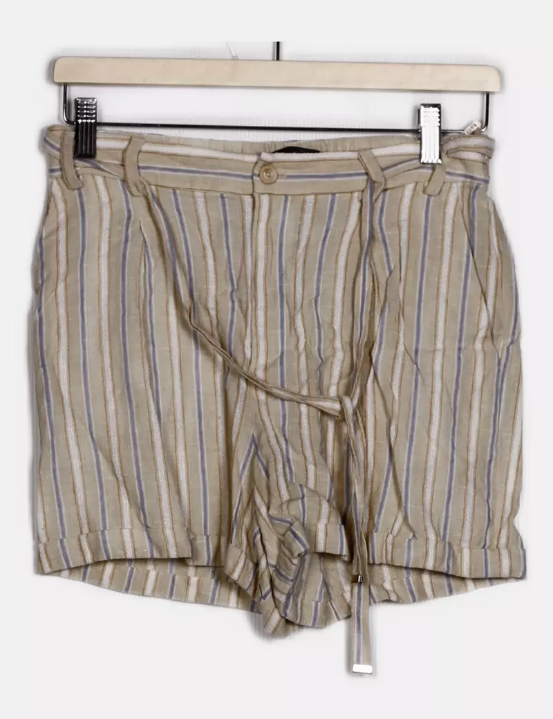 Massimo Dutti Pantalones de tela Cortos