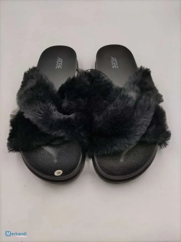 Pantuflas Kardashian para Hombre y Mujer - Invierno, Piel Sintética, REF: BZ009