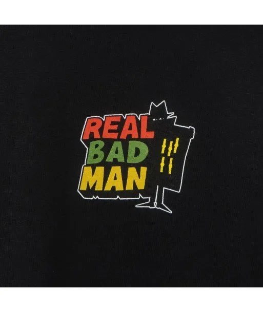 Polera Real Bad Man Manga Larga Logo Vol 9 Negra