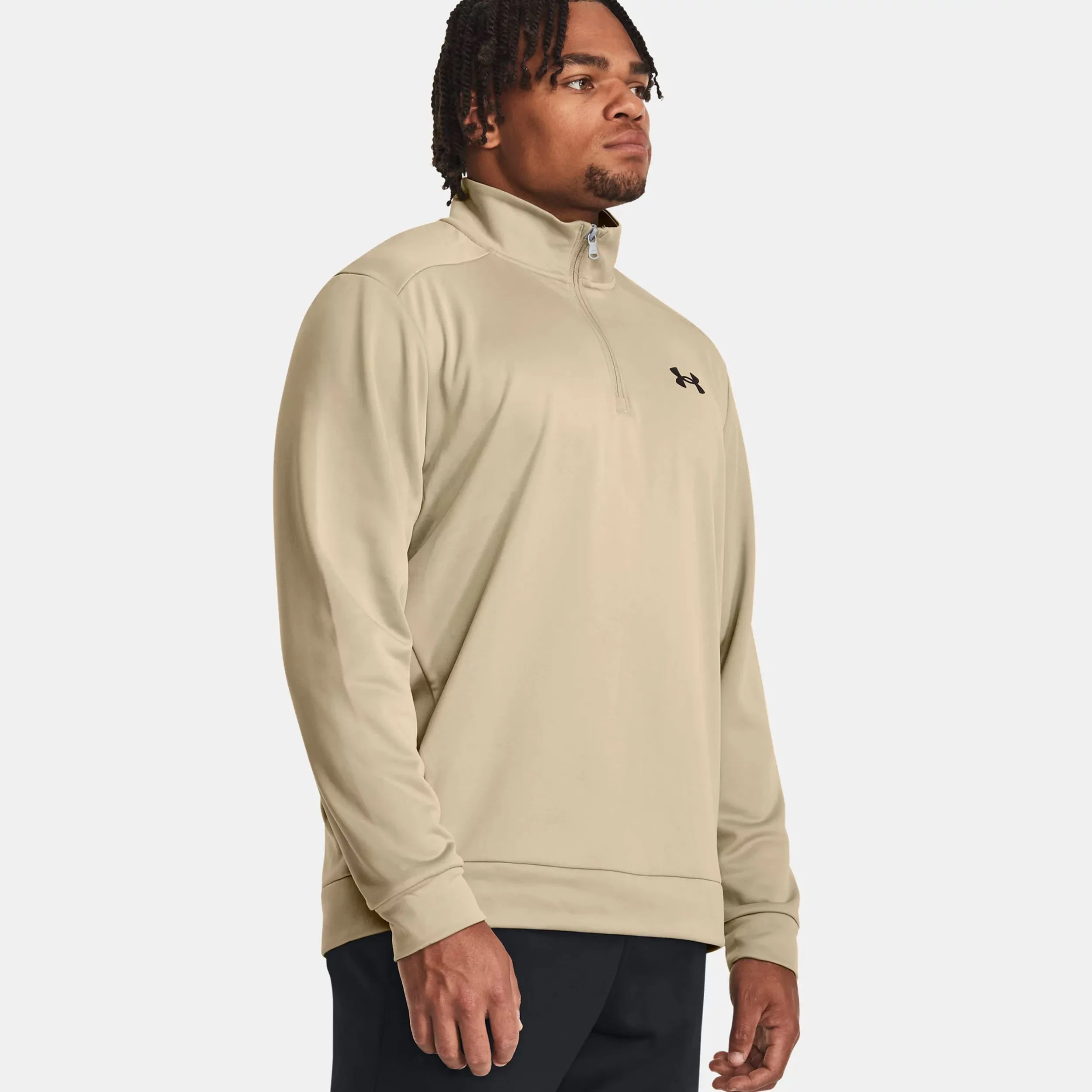 Quarter Half-Zip Camiseta De Manga Larga Hombres