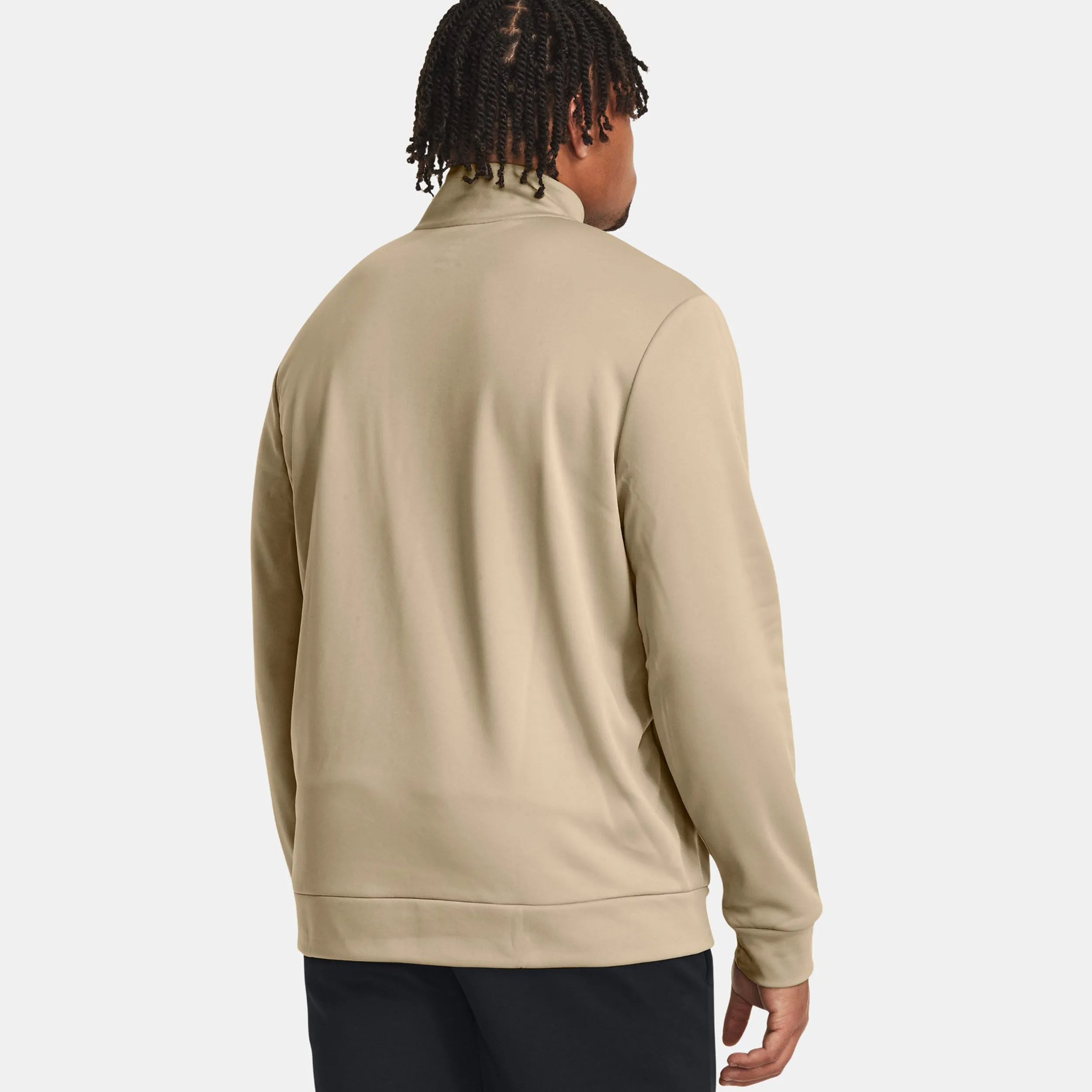 Quarter Half-Zip Camiseta De Manga Larga Hombres