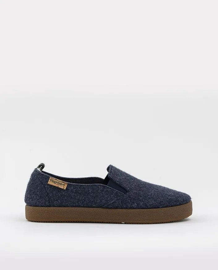 Slip-on eco friendly de invierno azules acacia crab nuit