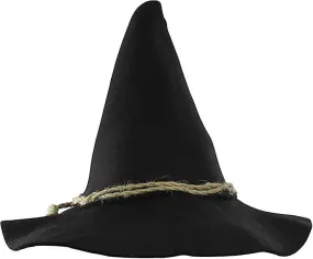 Sombrero de espantapájaros adulto Deluxe Felt Oktoberfest Wizard Witch Hillbilly Hat Costume