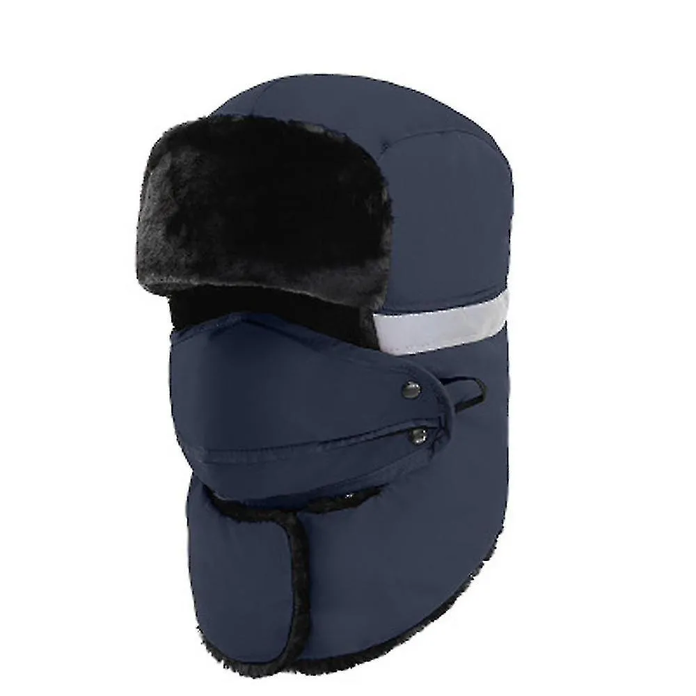 Sombreros bomber Hombres de invierno Sombrero ruso cálido con solapa de oreja Trapper Cap Earflap