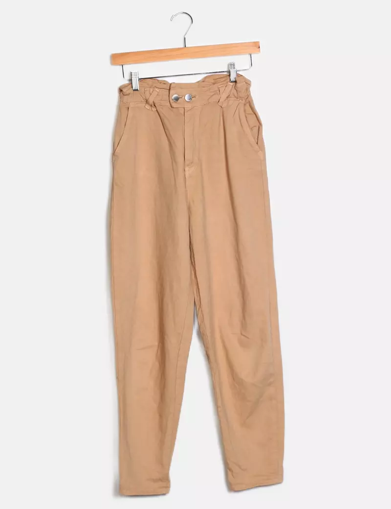 Stradivarius Pantalones de tela Baggy