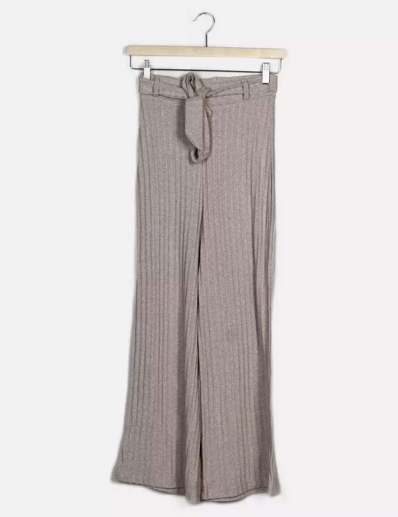 Stradivarius Pantalones de tela Rectos