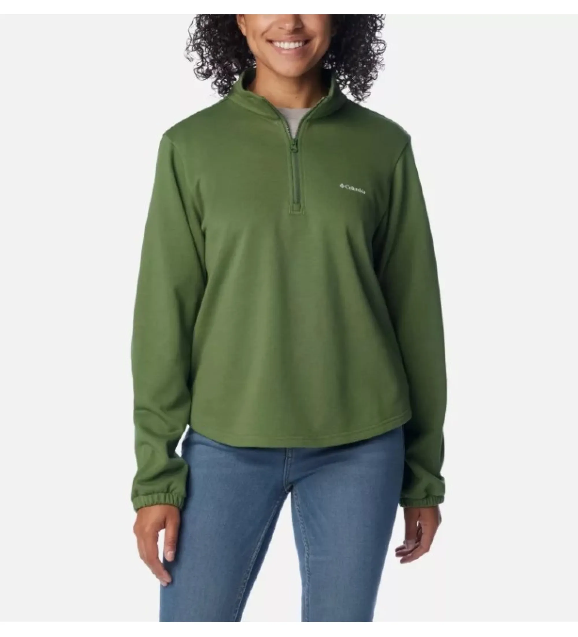 Sudadera de felpa francesa Trek verde