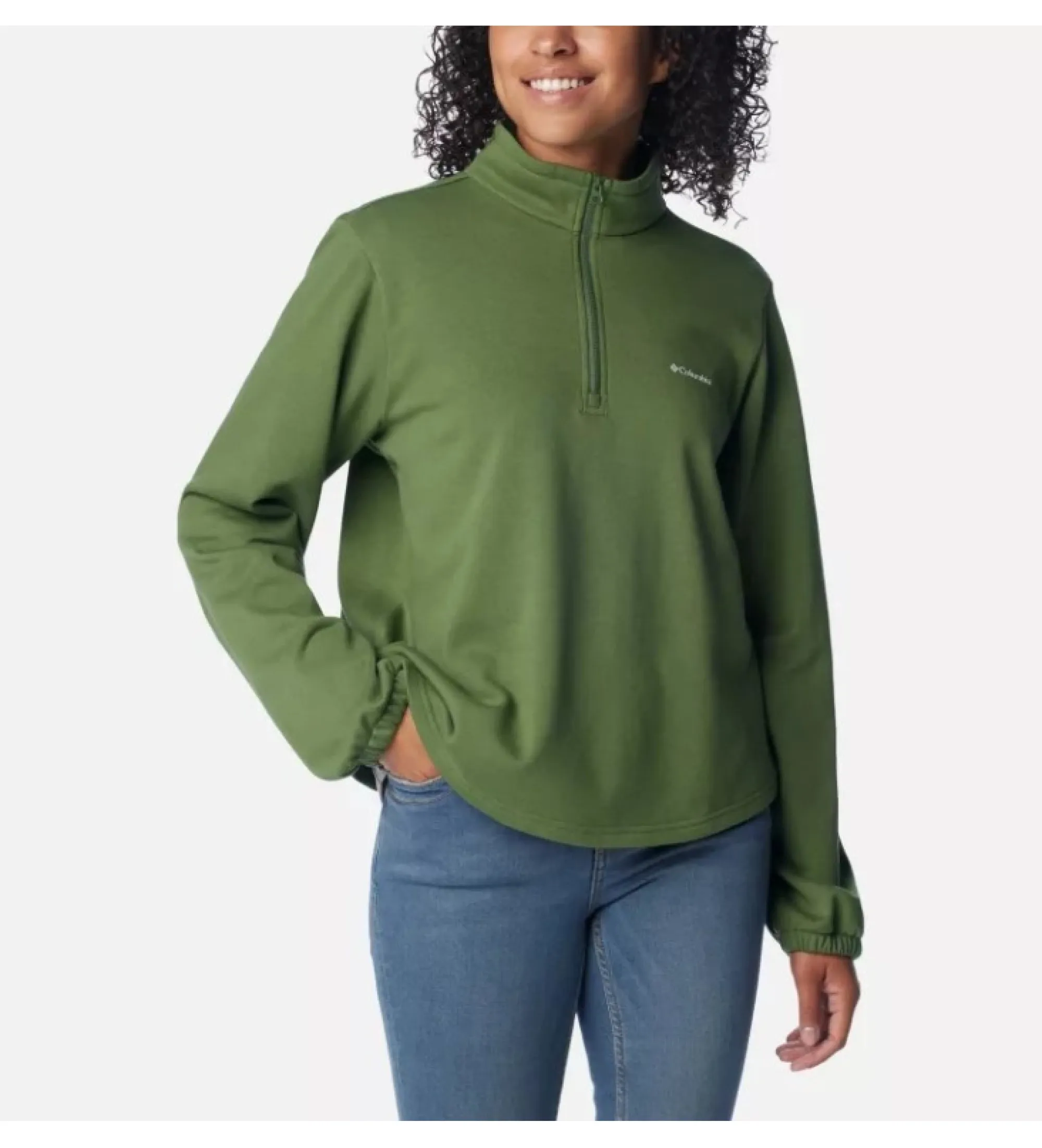 Sudadera de felpa francesa Trek verde