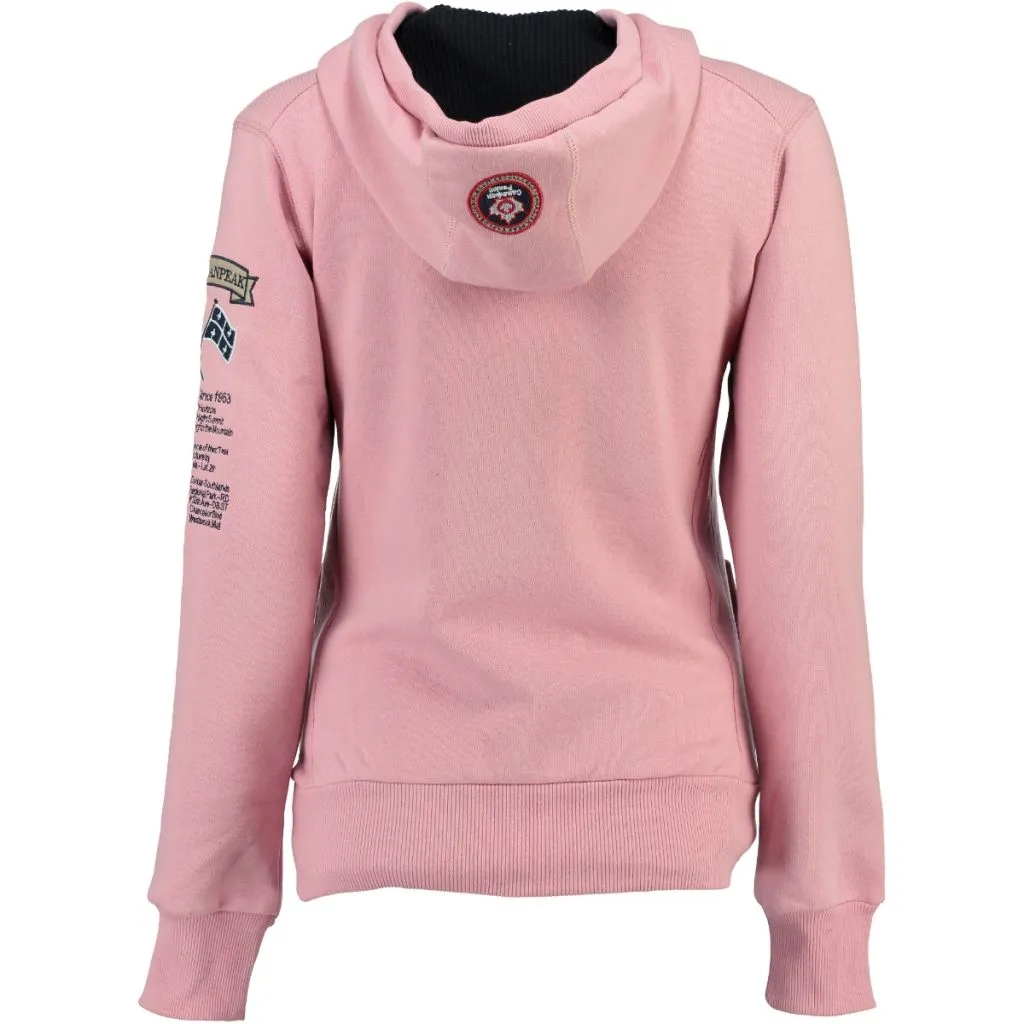 SUDADERA DE NIÑO GALAPAGOS ROSA CLARO