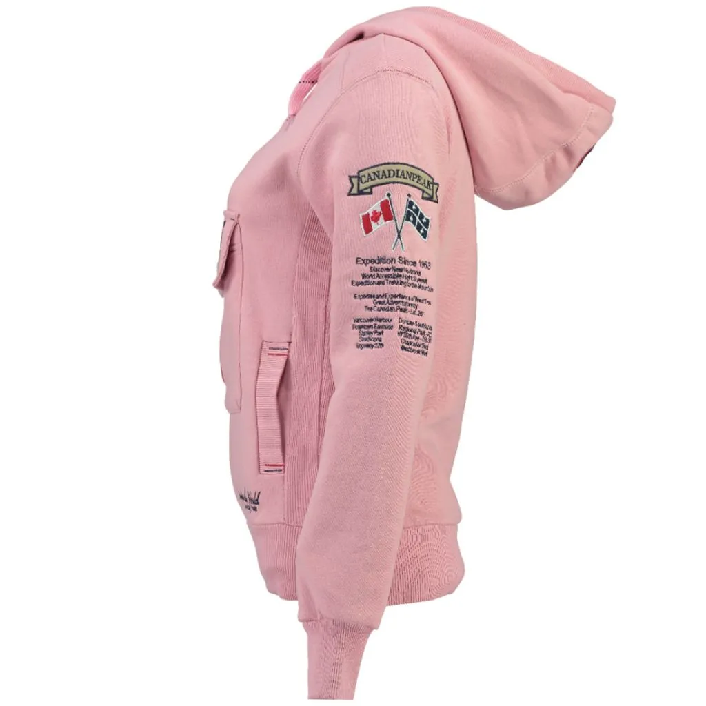 SUDADERA DE NIÑO GALAPAGOS ROSA CLARO