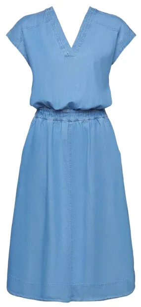 VESTIDO VAQUERO DE ALGODÓN CHAMBRAY MUJER ESPRIT