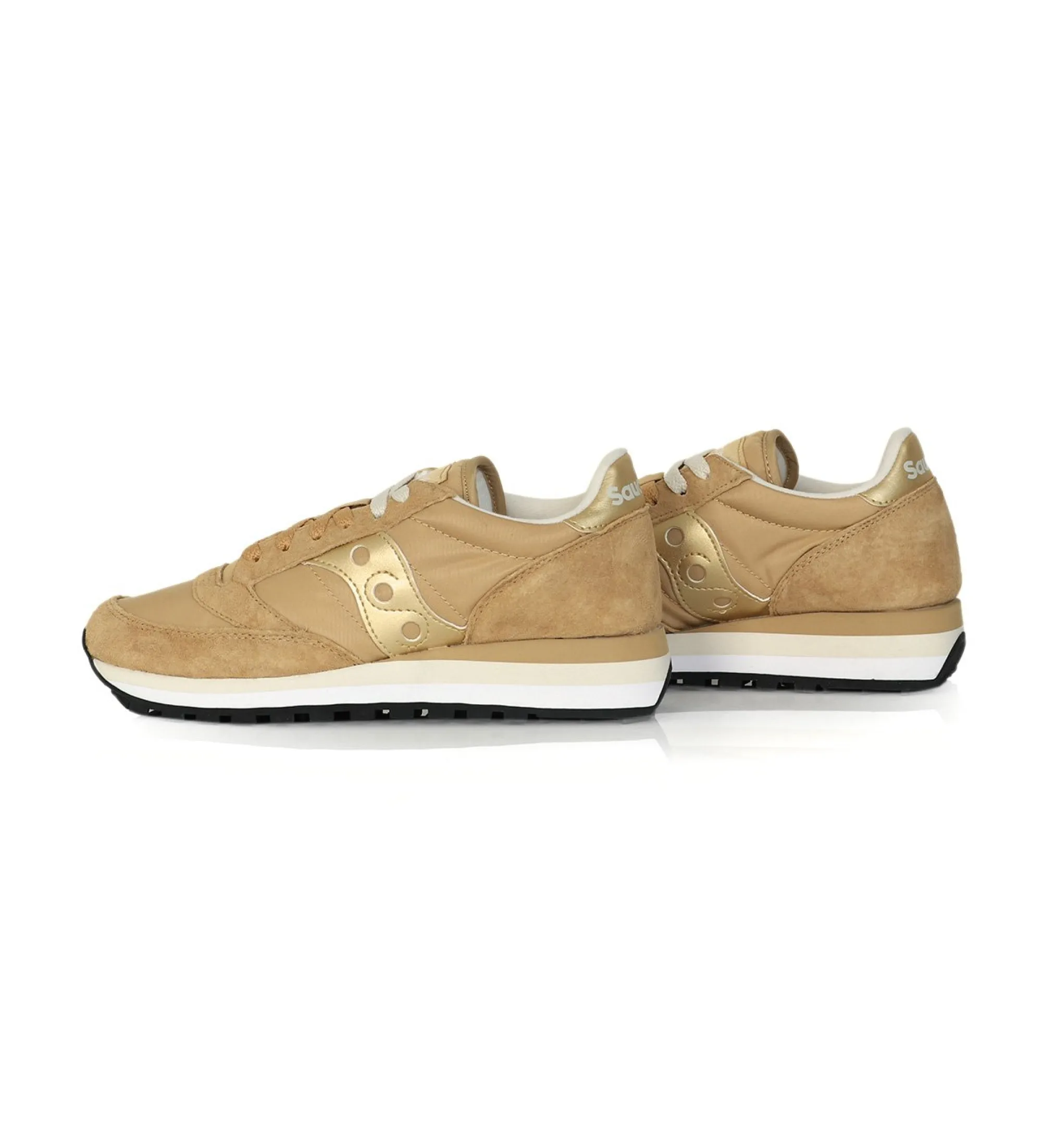 Zapatillas de piel Jazz Triple mostaza