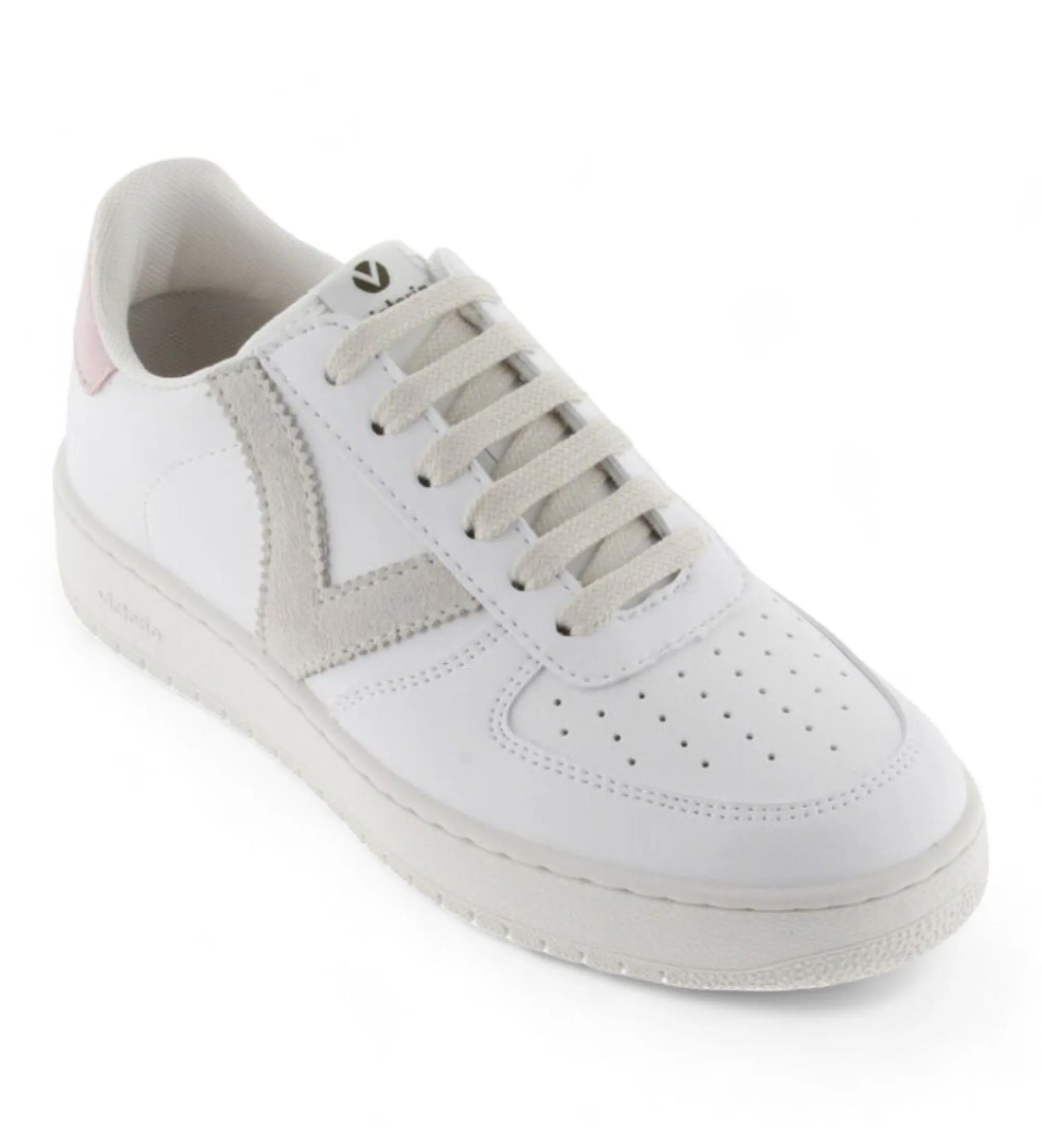 Zapatillas de piel Madrid blanco