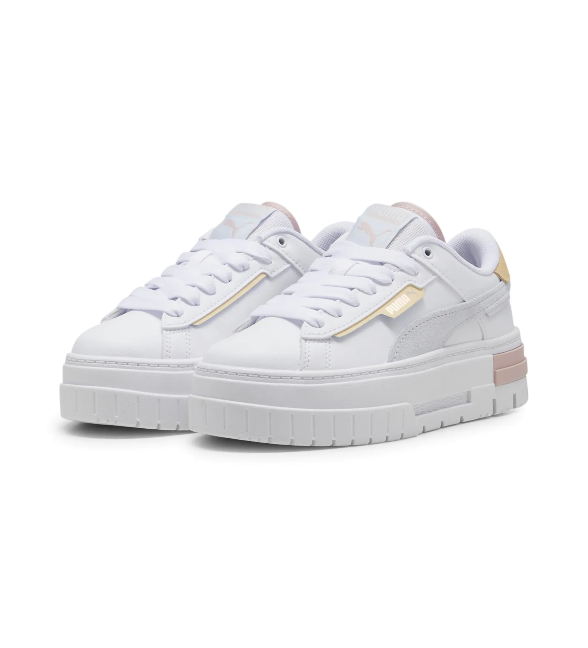 Zapatillas de Piel Mayze Crashed blanco