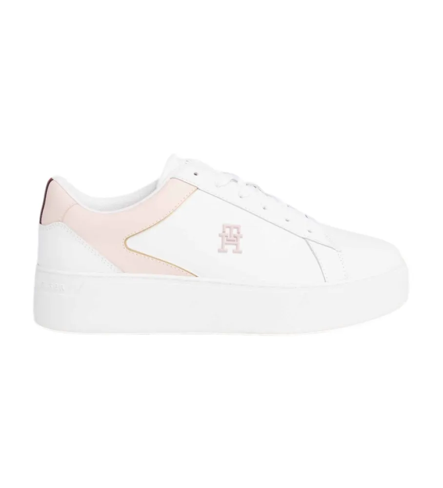 Zapatillas de Piel Platform Court blanco