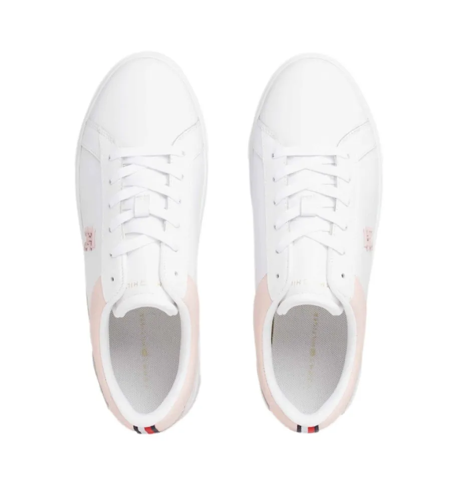 Zapatillas de Piel Platform Court blanco