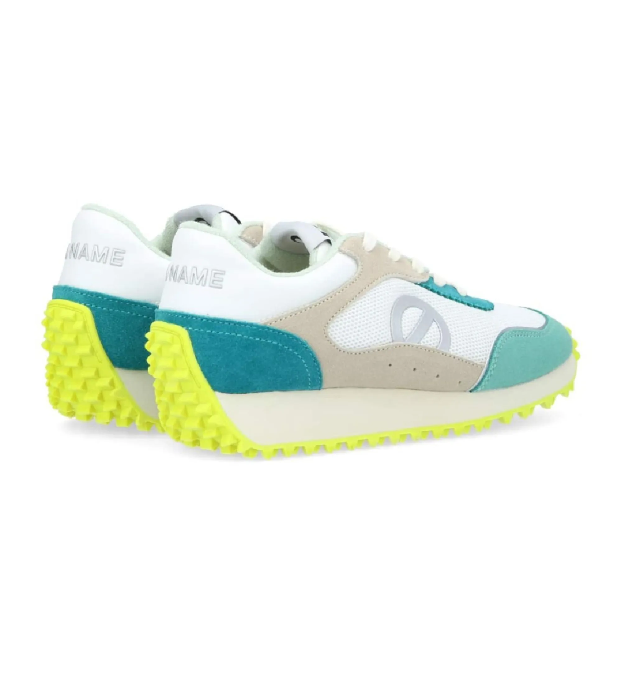 Zapatillas de piel Punky Jogger en azul