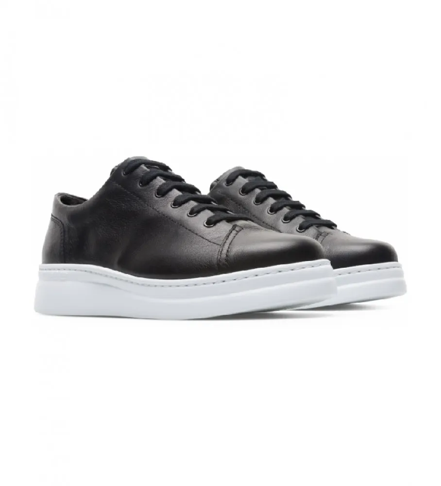 Zapatillas de piel Runner Up negro